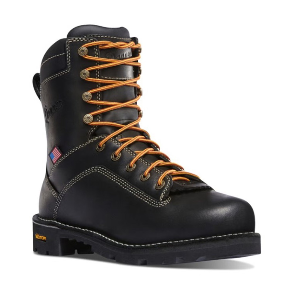 Danner® (Men's 8.5 D) Quarry™ 8" Gore-Tex® Waterproof Work Boot, Black - $320